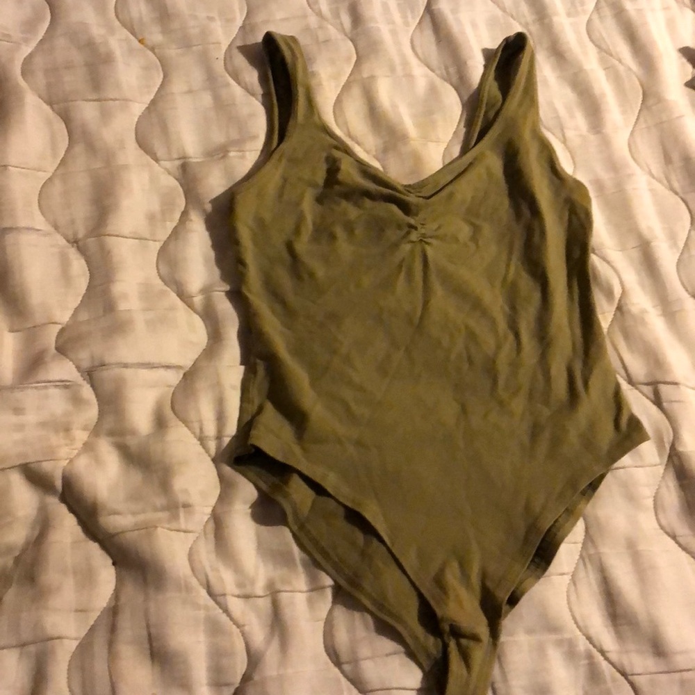 Olive Green Body Suit 🍸
